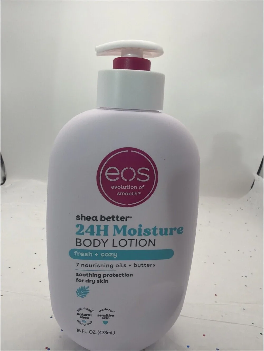 eos Shea Better Body Lotion Fresh & Cozy 16 oz 24H Moisture Shea Butter NEW